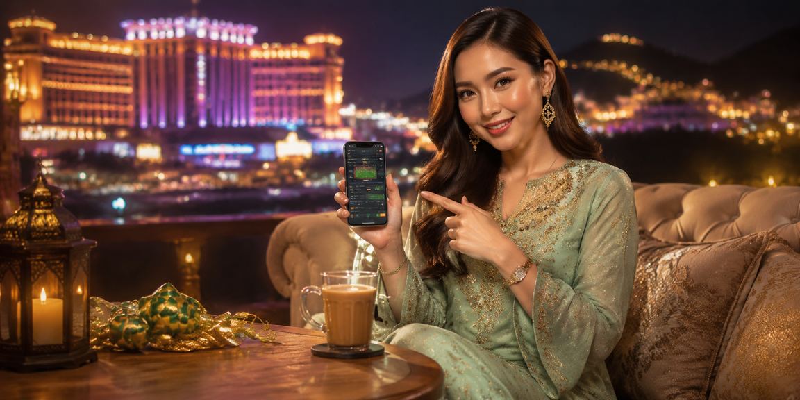 Pemain menikmati kasino mudah alih di Genting Highlands sempena Hari Raya